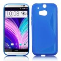 CUSTODIA GEL TPU SILICONE DOUBLE per HTC ONE 2 ( M8 ), ONE M8s COLORE BLU CUSTODIA GEL TPU SILICONE DOUBLE per HTC ONE 2 ( M8 ), ONE M8s COLORE BLU