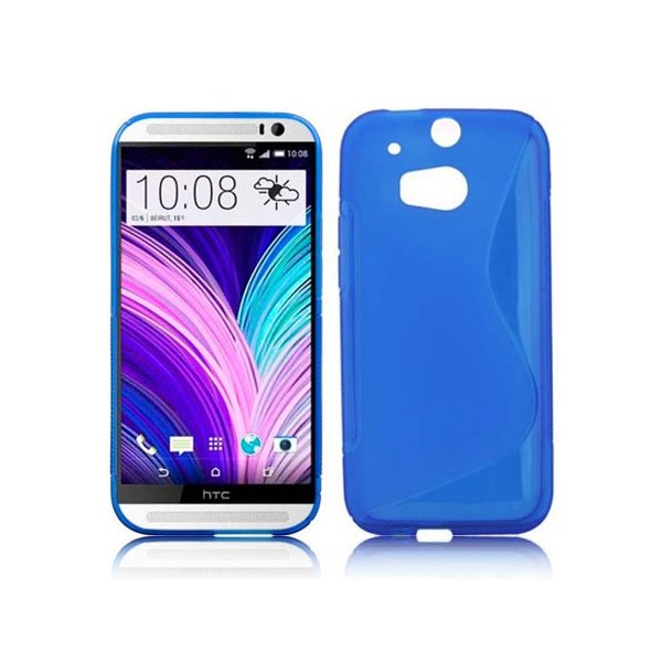 CUSTODIA GEL TPU SILICONE DOUBLE per HTC ONE 2 ( M8 ), ONE M8s COLORE BLU CUSTODIA GEL TPU SILICONE DOUBLE per HTC ONE 2 ( M8 ), ONE M8s COLORE BLU