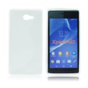 CUSTODIA GEL TPU SILICONE DOUBLE per SONY XPERIA M2 COLORE BIANCO CUSTODIA GEL TPU SILICONE DOUBLE per SONY XPERIA M2 COLORE BIANCO