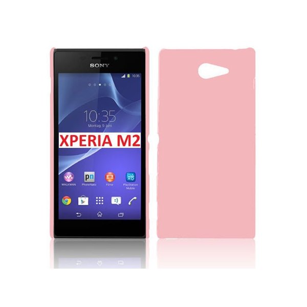 CUSTODIA BACK RIGIDA per SONY XPERIA M2 COLORE ROSA CUSTODIA BACK RIGIDA per SONY XPERIA M2 COLORE ROSA