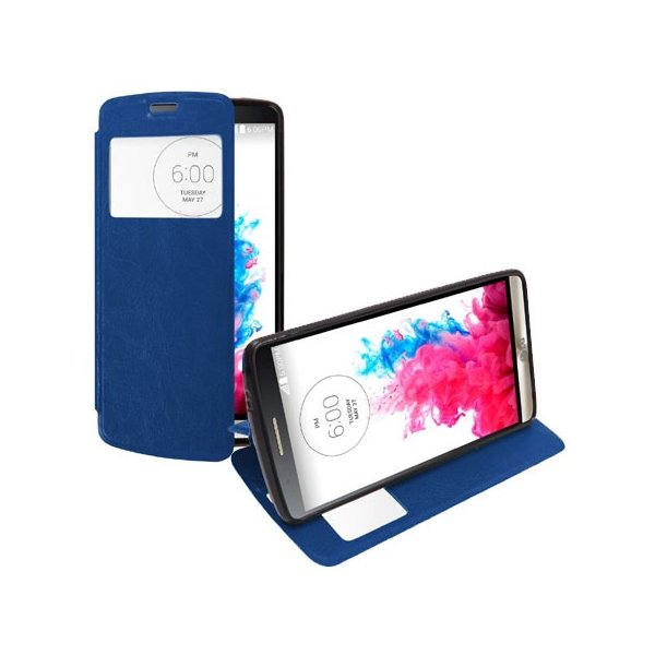 CUSTODIA FLIP ORIZZONTALE PELLE per LG G3 D850, D855, LS990 CON FINESTRA ID ED INTERNO IN TPU SILICONE COLORE BLU CUSTODIA FLIP ORIZZONTALE PELLE per LG G3 D850, D855, LS990 CON FINESTRA ID ED INTERNO IN TPU SILICONE COLORE BLU