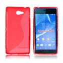CUSTODIA GEL TPU SILICONE DOUBLE per SONY XPERIA M2 COLORE ROSSO CUSTODIA GEL TPU SILICONE DOUBLE per SONY XPERIA M2 COLORE ROSSO