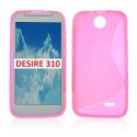 CUSTODIA GEL TPU SILICONE DOUBLE per HTC DESIRE 310 COLORE ROSA CUSTODIA GEL TPU SILICONE DOUBLE per HTC DESIRE 310 COLORE ROSA