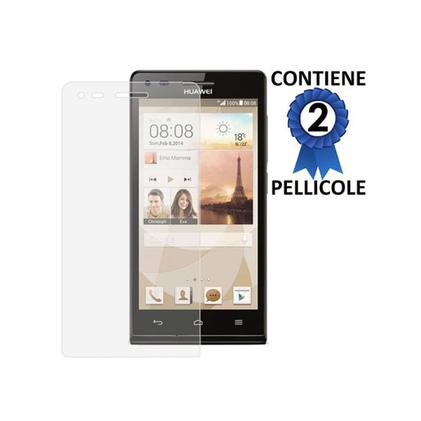 PELLICOLA PROTEGGI DISPLAY per HUAWEI ASCEND G6 LTE 4G, ASCEND P7 MINI CONFEZIONE 2 PEZZI PELLICOLA PROTEGGI DISPLAY per HUAWEI ASCEND G6 LTE 4G, ASCEND P7 MINI CONFEZIONE 2 PEZZI