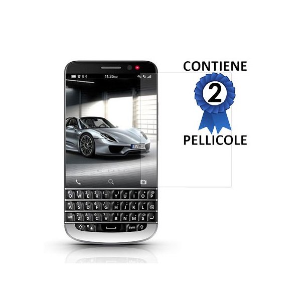 PELLICOLA PROTEGGI DISPLAY per BLACKBERRY Q30 CONFEZIONE 2 PEZZI PELLICOLA PROTEGGI DISPLAY per BLACKBERRY Q30 CONFEZIONE 2 PEZZI