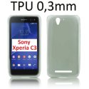 CUSTODIA GEL TPU SILICONE per SONY XPERIA C3 D2533, XPERIA C3 DUAL SIM D2502 COLORE NERO TRASPARENTE CUSTODIA GEL TPU SILICONE per SONY XPERIA C3 D2533, XPERIA C3 DUAL SIM D2502 COLORE NERO TRASPARENTE