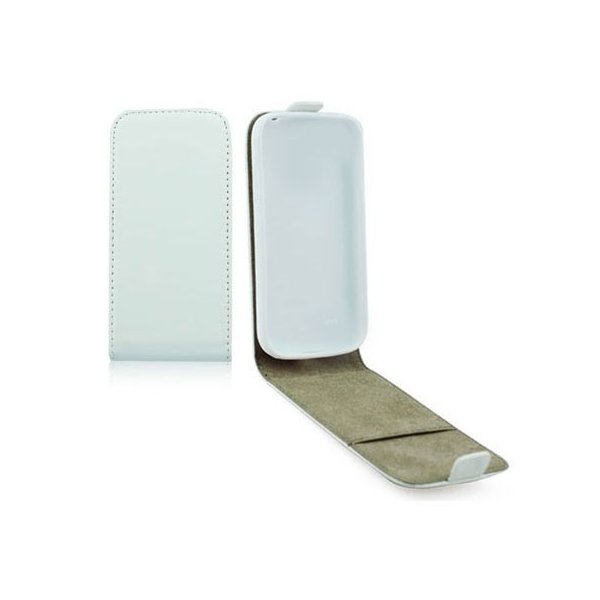 CUSTODIA FLIP VERTICALE SLIM PELLE per HUAWEI ASCEND P7 CON INTERNO IN TPU SILICONE COLORE BIANCO CUSTODIA FLIP VERTICALE SLIM PELLE per HUAWEI ASCEND P7 CON INTERNO IN TPU SILICONE COLORE BIANCO