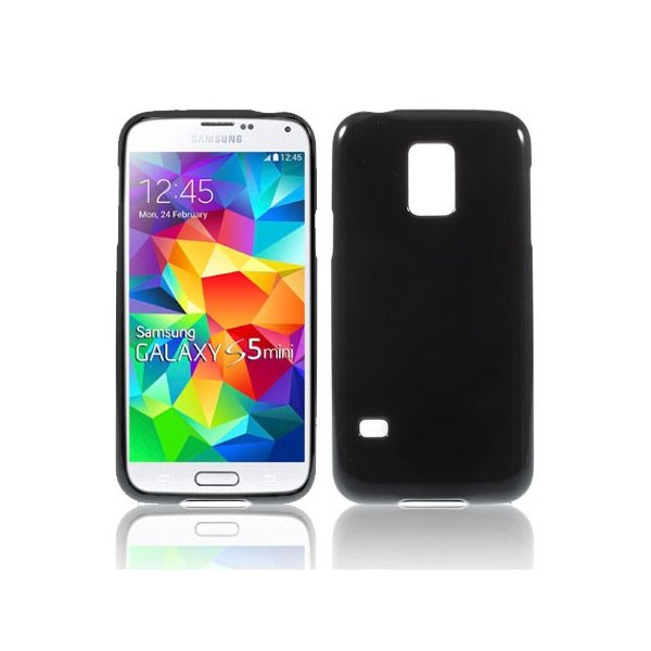 CUSTODIA GEL TPU SILICONE LUCIDA per SAMSUNG G800 GALAXY S5 MINI COLORE NERO CUSTODIA GEL TPU SILICONE LUCIDA per SAMSUNG G800 GALAXY S5 MINI COLORE NERO