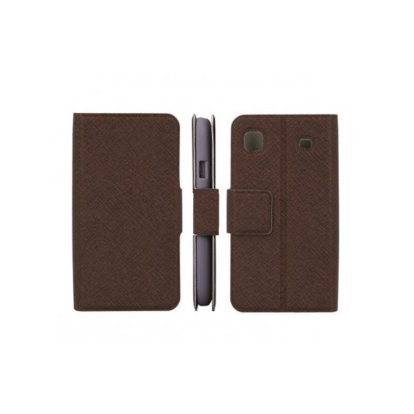 CUSTODIA FLIP ORIZZONTALE SLIM per SAMSUNG I9000 GALAXY S, I9001 GALAXY S PLUS CON STAND E CHIUSURA MAGNETICA COLORE MARRONE CUSTODIA FLIP ORIZZONTALE SLIM per SAMSUNG I9000 GALAXY S, I9001 GALAXY S PLUS CON STAND E CHIUSURA MAGNETICA COLORE MARRONE
