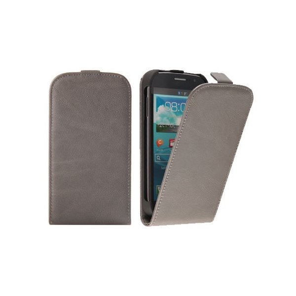 CUSTODIA FLIP VERTICALE SLIM PELLE per SAMSUNG I9080 GALAXY GRAND, I9060 GALAXY GRAND NEO COLORE GRIGIO CUSTODIA FLIP VERTICALE SLIM PELLE per SAMSUNG I9080 GALAXY GRAND, I9060 GALAXY GRAND NEO COLORE GRIGIO