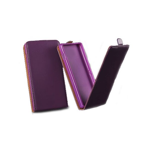 CUSTODIA FLIP VERTICALE SLIM PELLE per APPLE IPHONE 6, 4.7" POLLICI CON INTERNO IN TPU SILICONE COLORE VIOLA CUSTODIA FLIP VERTICALE SLIM PELLE per APPLE IPHONE 6, 4.7" POLLICI CON INTERNO IN TPU SILICONE COLORE VIOLA