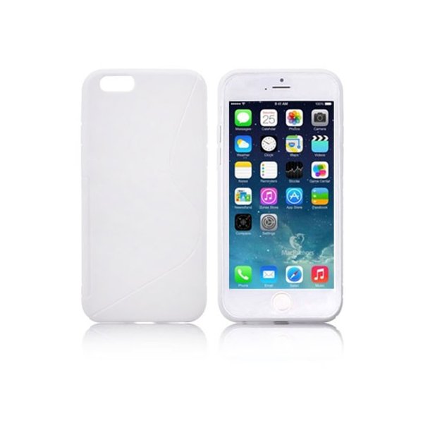 CUSTODIA GEL TPU SILICONE DOUBLE per APPLE IPHONE 6, IPHONE 6S 4.7" POLLICI COLORE BIANCO CUSTODIA GEL TPU SILICONE DOUBLE per APPLE IPHONE 6, IPHONE 6S 4.7" POLLICI COLORE BIANCO
