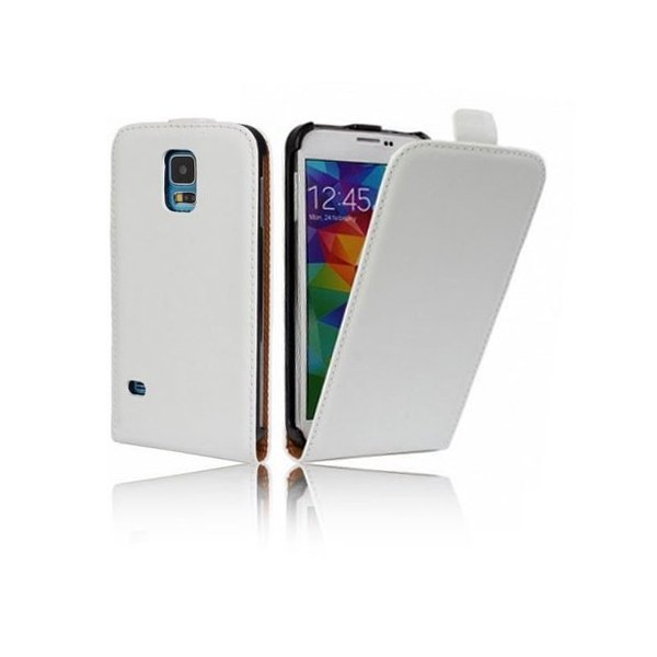 CUSTODIA FLIP VERTICALE SLIM PELLE per SAMSUNG G800 GALAXY S5 MINI COLORE BIANCO CUSTODIA FLIP VERTICALE SLIM PELLE per SAMSUNG G800 GALAXY S5 MINI COLORE BIANCO