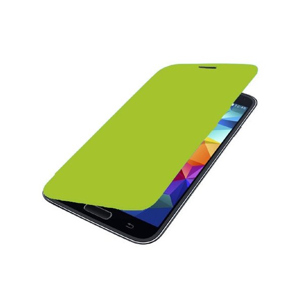 CUSTODIA FLIP COVER ORIZZONTALE per SAMSUNG G900 GALAXY S5, GALAXY S5 PLUS COLORE VERDE CUSTODIA FLIP COVER ORIZZONTALE per SAMSUNG G900 GALAXY S5, GALAXY S5 PLUS COLORE VERDE