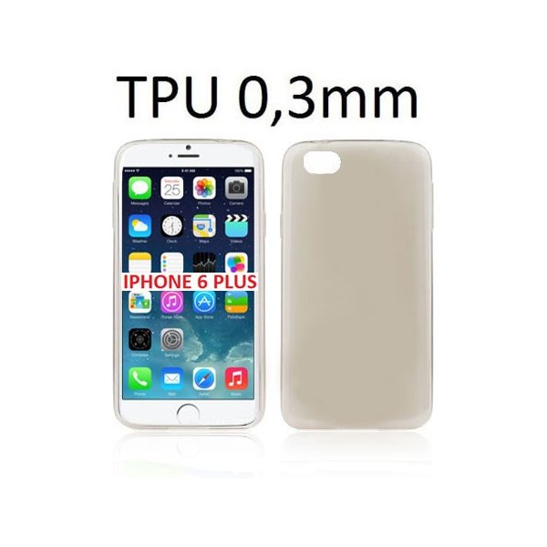 CUSTODIA GEL TPU SILICONE ULTRA SLIM 0,3mm per APPLE IPHONE 6 PLUS, IPHONE 6S PLUS 5.5" POLLICI COLORE NERO TRASPARENTE CUSTODIA GEL TPU SILICONE ULTRA SLIM 0,3mm per APPLE IPHONE 6 PLUS, IPHONE 6S PLUS 5.5" POLLICI COLORE NERO TRASPARENTE