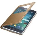 CUSTODIA S VIEW COVER ORIGINALE SAMSUNG ORO EFFETTO PUNTINATO per G850 GALAXY ALPHA CON FINESTRA ID BLISTER CUSTODIA S VIEW COVER ORIGINALE SAMSUNG ORO EFFETTO PUNTINATO per G850 GALAXY ALPHA CON FINESTRA ID BLISTER