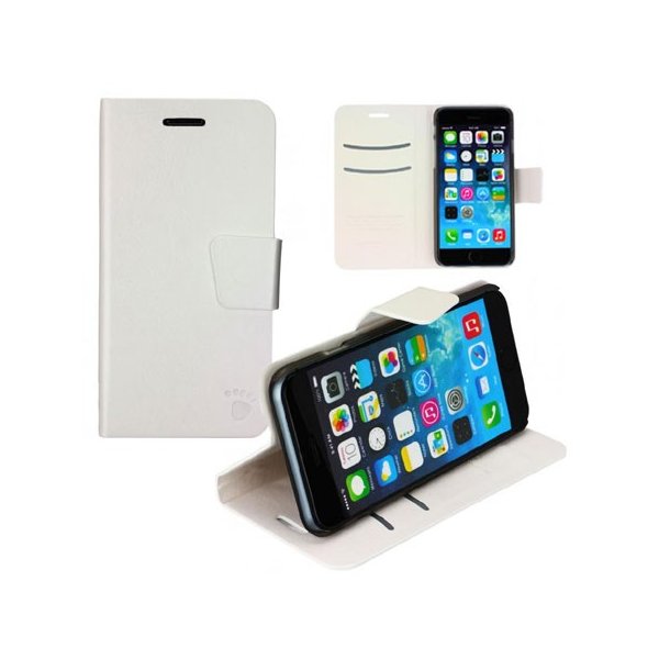 CUSTODIA FLIP ORIZZONTALE PELLE per APPLE IPHONE 6, IPHONE 6S 4.7" POLLICI CON PORTA CARTE E STAND COLORE BIANCO CUSTODIA FLIP ORIZZONTALE PELLE per APPLE IPHONE 6, IPHONE 6S 4.7" POLLICI CON PORTA CARTE E STAND COLORE BIANCO