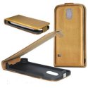 CUSTODIA FLIP VERTICALE SLIM SIMILPELLE per SAMSUNG G900F GALAXY S5, GALAXY S5 NEO G903F, GALAXY S5 PLUS COLORE ORO CUSTODIA FLIP VERTICALE SLIM SIMILPELLE per SAMSUNG G900F GALAXY S5, GALAXY S5 NEO G903F, GALAXY S5 PLUS COLORE ORO