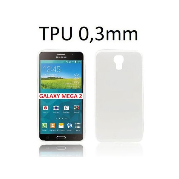 CUSTODIA GEL TPU SILICONE ULTRA SLIM 0,3mm per SAMSUNG G7508 GALAXY MEGA 2 COLORE BIANCO TRASPARENTE CUSTODIA GEL TPU SILICONE ULTRA SLIM 0,3mm per SAMSUNG G7508 GALAXY MEGA 2 COLORE BIANCO TRASPARENTE
