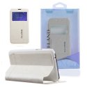 CUSTODIA FLIP ORIZZONTALE per SONY XPERIA T3 D5102 CON STAND E FINESTRA ID COLORE BIANCO EFFETTO CROSS ICELAND II CUSTODIA FLIP ORIZZONTALE per SONY XPERIA T3 D5102 CON STAND E FINESTRA ID COLORE BIANCO EFFETTO CROSS ICELAND II