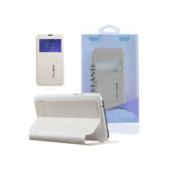 CUSTODIA FLIP ORIZZONTALE per SONY XPERIA T3 D5102 CON STAND E FINESTRA ID COLORE BIANCO EFFETTO CROSS ICELAND II CUSTODIA FLIP ORIZZONTALE per SONY XPERIA T3 D5102 CON STAND E FINESTRA ID COLORE BIANCO EFFETTO CROSS ICELAND II