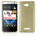 CUSTODIA GEL TPU SILICONE per HTC DESIRE 616 COLORE ORO EFFETTO METALLICO CUSTODIA GEL TPU SILICONE per HTC DESIRE 616 COLORE ORO EFFETTO METALLICO