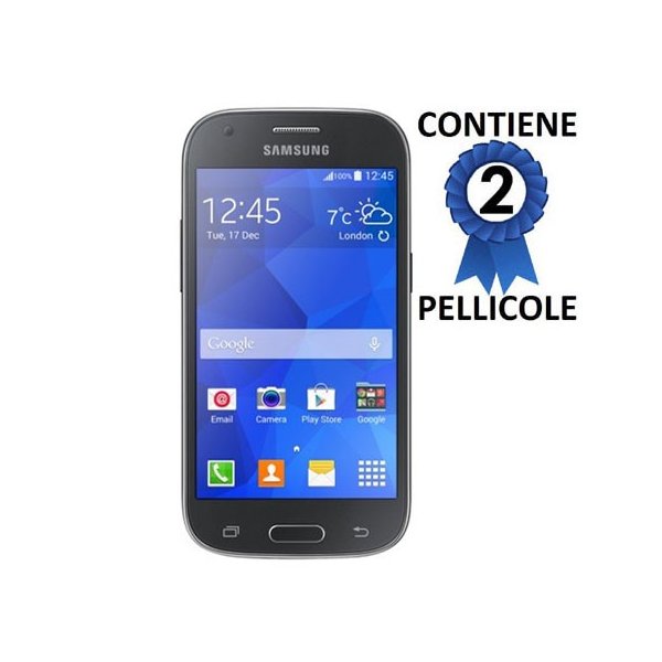 PELLICOLA PROTEGGI DISPLAY per SAMSUNG G357 GALAXY ACE 4 CONFEZIONE 2 PEZZI PELLICOLA PROTEGGI DISPLAY per SAMSUNG G357 GALAXY ACE 4 CONFEZIONE 2 PEZZI