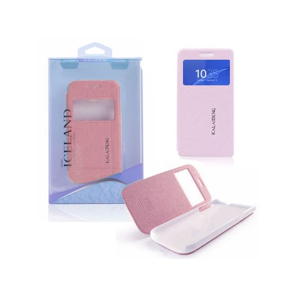 CUSTODIA FLIP ORIZZONTALE per SONY XPERIA Z3 COMPACT D5803, D5833 CON STAND E FINESTRA ID COLORE ROSA ICELAND II CUSTODIA FLIP ORIZZONTALE per SONY XPERIA Z3 COMPACT D5803, D5833 CON STAND E FINESTRA ID COLORE ROSA ICELAND II