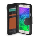 CUSTODIA FLIP ORIZZONTALE PELLE per SAMSUNG G850 GALAXY ALPHA CON TASCHE PORTA CARTE COLORE NERO CUSTODIA FLIP ORIZZONTALE PELLE per SAMSUNG G850 GALAXY ALPHA CON TASCHE PORTA CARTE COLORE NERO