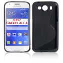 CUSTODIA GEL TPU SILICONE DOUBLE per SAMSUNG G357 GALAXY ACE 4 COLORE NERO CUSTODIA GEL TPU SILICONE DOUBLE per SAMSUNG G357 GALAXY ACE 4 COLORE NERO