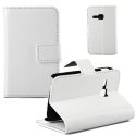 CUSTODIA FLIP ORIZZONTALE PELLE per SAMSUNG S6310 GALAXY YOUNG CON STAND E TASCHE PORTA CARTE COLORE BIANCO CUSTODIA FLIP ORIZZONTALE PELLE per SAMSUNG S6310 GALAXY YOUNG CON STAND E TASCHE PORTA CARTE COLORE BIANCO