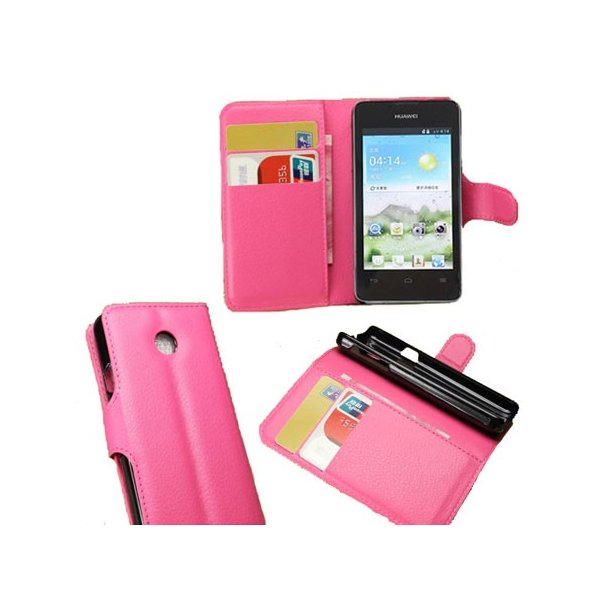 CUSTODIA FLIP ORIZZONTALE PELLE per HUAWEI ASCEND Y330 CON STAND E TASCHE PORTA CARTE COLORE ROSA CUSTODIA FLIP ORIZZONTALE PELLE per HUAWEI ASCEND Y330 CON STAND E TASCHE PORTA CARTE COLORE ROSA