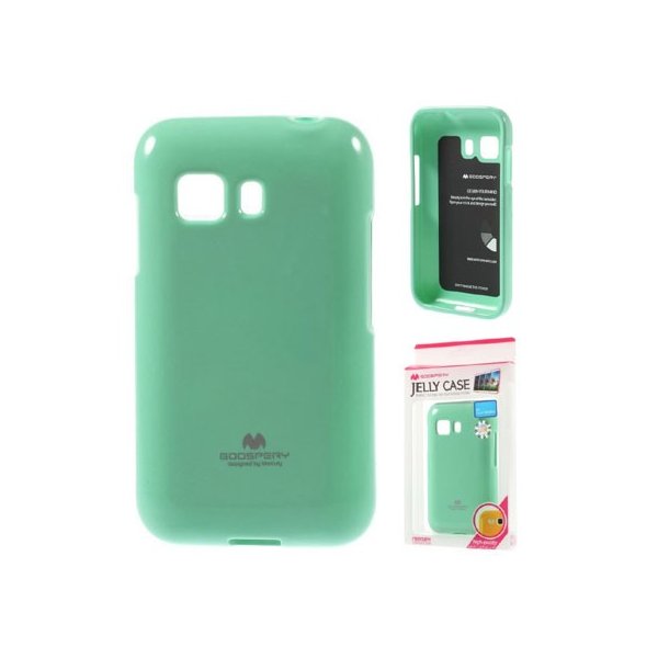 CUSTODIA GEL TPU SILICONE per SAMSUNG G130 GALAXY YOUNG 2 COLORE VERDE ACQUA LUCIDO CON GLITTER ALTA QUALITA' MERCURY BLISTER CUSTODIA GEL TPU SILICONE per SAMSUNG G130 GALAXY YOUNG 2 COLORE VERDE ACQUA LUCIDO CON GLITTER ALTA QUALITA' MERCURY BLISTER