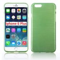 CUSTODIA TPU SILICONE per APPLE IPHONE 6 PLUS, 5.5" POLLICI COLORE VERDE EFFETTO METALLICO CUSTODIA TPU SILICONE per APPLE IPHONE 6 PLUS, 5.5" POLLICI COLORE VERDE EFFETTO METALLICO