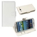 CUSTODIA FLIP ORIZZONTALE PELLE per SAMSUNG I9300 GALAXY S3, I9300i GALAXY S3 NEO CON STAND E TASCHE PORTA CARTE COLORE BIANCO CUSTODIA FLIP ORIZZONTALE PELLE per SAMSUNG I9300 GALAXY S3, I9300i GALAXY S3 NEO CON STAND E TASCHE PORTA CARTE COLORE BIANCO
