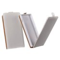 CUSTODIA FLIP VERTICALE SLIM PELLE per HUAWEI ASCEND G6 CON INTERNO IN TPU SILICONE COLORE BIANCO CUSTODIA FLIP VERTICALE SLIM PELLE per HUAWEI ASCEND G6 CON INTERNO IN TPU SILICONE COLORE BIANCO