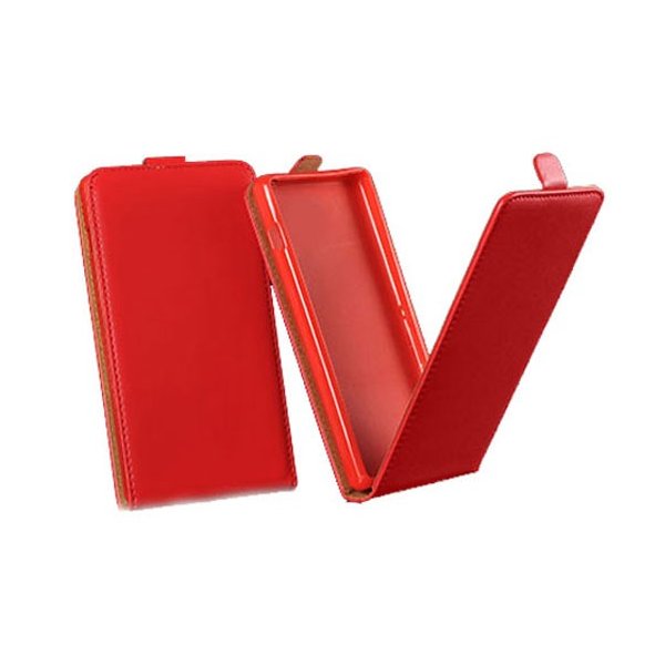CUSTODIA FLIP VERTICALE SLIM PELLE per NOKIA LUMIA 530 CON INTERNO IN TPU SILICONE COLORE ROSSO CUSTODIA FLIP VERTICALE SLIM PELLE per NOKIA LUMIA 530 CON INTERNO IN TPU SILICONE COLORE ROSSO