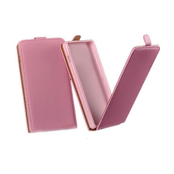 CUSTODIA FLIP VERTICALE SLIM PELLE per SAMSUNG SM-A500 GALAXY A5 (NO VERSIONE 2016) CON INTERNO IN TPU COLORE ROSA CUSTODIA FLIP VERTICALE SLIM PELLE per SAMSUNG SM-A500 GALAXY A5 (NO VERSIONE 2016) CON INTERNO IN TPU COLORE ROSA