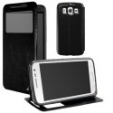 CUSTODIA FLIP ORIZZONTALE PELLE per SAMSUNG G357 GALAXY ACE 4 CON STAND, FINESTRA ID ED INTERNO IN TPU SILICONE COLORE NERO CUSTODIA FLIP ORIZZONTALE PELLE per SAMSUNG G357 GALAXY ACE 4 CON STAND, FINESTRA ID ED INTERNO IN TPU SILICONE COLORE NERO