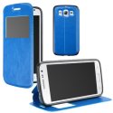 CUSTODIA FLIP ORIZZONTALE PELLE per SAMSUNG G357 GALAXY ACE 4 CON STAND, FINESTRA ID ED INTERNO IN TPU SILICONE COLORE BLU CUSTODIA FLIP ORIZZONTALE PELLE per SAMSUNG G357 GALAXY ACE 4 CON STAND, FINESTRA ID ED INTERNO IN TPU SILICONE COLORE BLU
