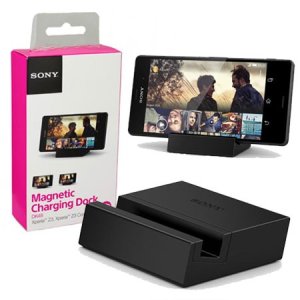 DOCK STATION MAGNETICA ORIGINALE SONY per XPERIA Z3, Z3 COMPACT D5803, D5833 COLORE NERO DK48 BLISTER
