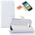 CUSTODIA FLIP ORIZZONTALE PELLE per HUAWEI ASCEND Y540, ASCEND Y520 CON STAND, PORTA CARTE E CHIUSURA MAGNETICA COLORE BIANCO CUSTODIA FLIP ORIZZONTALE PELLE per HUAWEI ASCEND Y540, ASCEND Y520 CON STAND, PORTA CARTE E CHIUSURA MAGNETICA COLORE BIANCO
