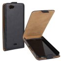 CUSTODIA FLIP VERTICALE SLIM PELLE per WIKO HIGHWAY SIGNS COLORE NERO CUSTODIA FLIP VERTICALE SLIM PELLE per WIKO HIGHWAY SIGNS COLORE NERO