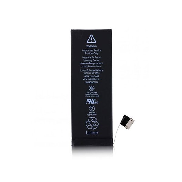 BATTERIA OEM per APPLE IPHONE 5s - APN: 616-0669 - 1560 mAh LI-ION BULK (NO LOGO APPLE) BATTERIA OEM per APPLE IPHONE 5s - APN: 616-0669 - 1560 mAh LI-ION BULK (NO LOGO APPLE)