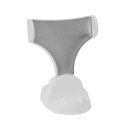 ESPOSITORE IN PVC per CELLULARI E SMARTPHONE CON APERTURA ALETTE MOBILI DA 6 CM A 10,4 CM BIANCO E SILVER METAL 4FOR ESPOSITORE IN PVC per CELLULARI E SMARTPHONE CON APERTURA ALETTE MOBILI DA 6 CM A 10,4 CM BIANCO E SILVER METAL 4FOR