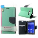 CUSTODIA FLIP ORIZZONTALE per SAMSUNG G357 GALAXY ACE 4 CON STAND ED INTERNO IN TPU COLORE VERDE ACQUA FANCY DIARY BLISTER CUSTODIA FLIP ORIZZONTALE per SAMSUNG G357 GALAXY ACE 4 CON STAND ED INTERNO IN TPU COLORE VERDE ACQUA FANCY DIARY BLISTER