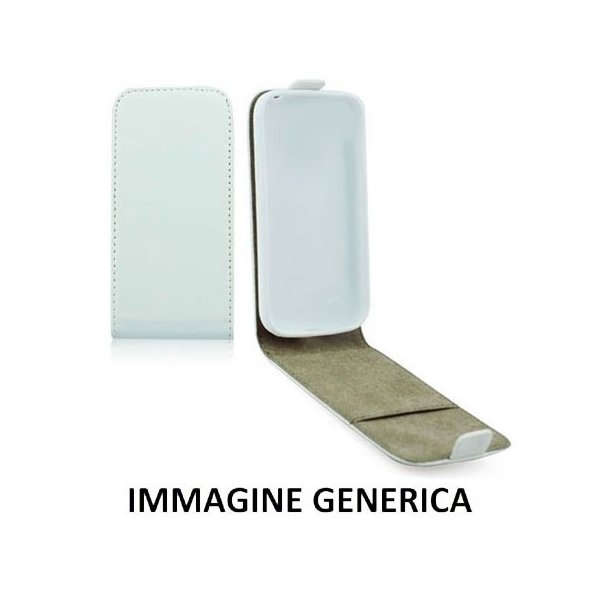 CUSTODIA FLIP VERTICALE SLIM SIMILPELLE per SAMSUNG SM-A300 GALAXY A3 (NO VERSIONE 2016) CON INTERNO IN TPU COLORE BIANCO CUSTODIA FLIP VERTICALE SLIM SIMILPELLE per SAMSUNG SM-A300 GALAXY A3 (NO VERSIONE 2016) CON INTERNO IN TPU COLORE BIANCO