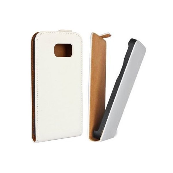 CUSTODIA FLIP VERTICALE SLIM SIMILPELLE per SAMSUNG SM-G920 GALAXY S6 COLORE BIANCO CUSTODIA FLIP VERTICALE SLIM SIMILPELLE per SAMSUNG SM-G920 GALAXY S6 COLORE BIANCO