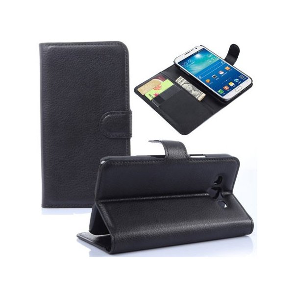 CUSTODIA FLIP ORIZZONTALE SIMILPELLE per SAMSUNG SM-G7200 GALAXY GRAND 3 CON STAND, PORTA CARTE E CHIUSURA MAGNETICA NERO CUSTODIA FLIP ORIZZONTALE SIMILPELLE per SAMSUNG SM-G7200 GALAXY GRAND 3 CON STAND, PORTA CARTE E CHIUSURA MAGNETICA NERO