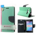CUSTODIA FLIP ORIZZONTALE per SAMSUNG SM-J100H GALAXY J1 CON STAND E INTERNO IN TPU VERDE ACQUA FANCY DIARY MERCURY CUSTODIA FLIP ORIZZONTALE per SAMSUNG SM-J100H GALAXY J1 CON STAND E INTERNO IN TPU VERDE ACQUA FANCY DIARY MERCURY